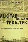 Alkitab Bukan Teka-Teki