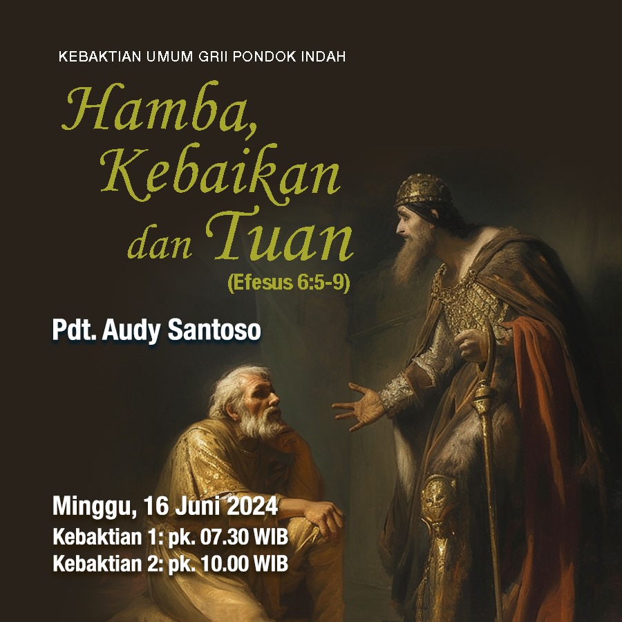 Ibadah Minggu 16 Juni 2024 Pdt Audy Santoso